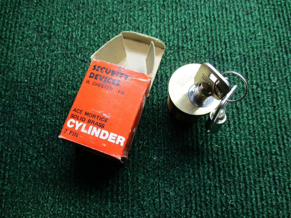 ONE ACE MORTICE SOLID BRASS CYLINDER - MODEL 757 - (40407)