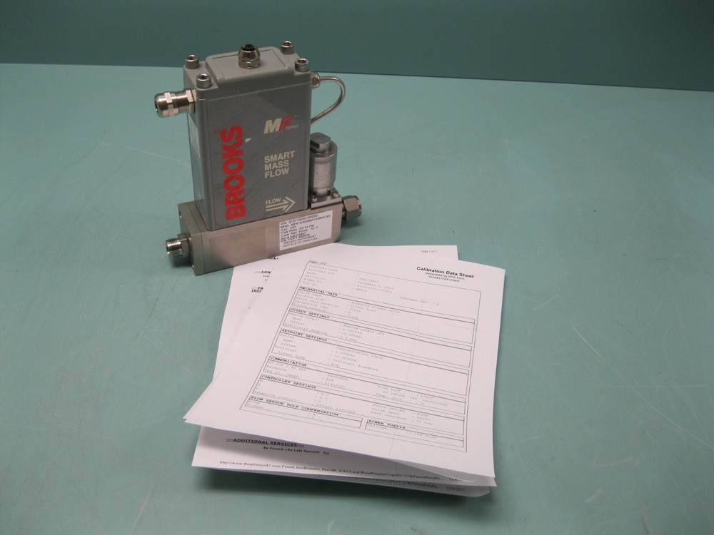 1/2" Brooks MF51S/AD2BA1ID0KA1B1 Smart Mass Flow Controller Air 35 SLPM   (E18)