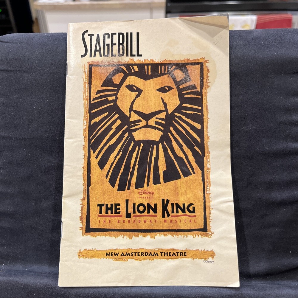 Stagebill The Lion King 1998 Heather Headley