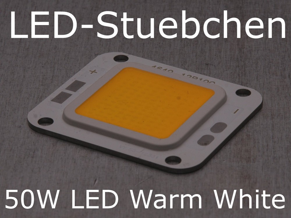 1x 50W High Power LED Warm White
