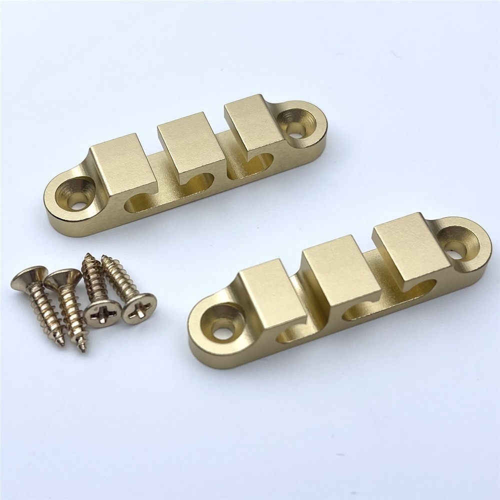 2×Aircraft Aluminum 3 String Bass String Retainer String Guide Fit Hipshot 3SRGD