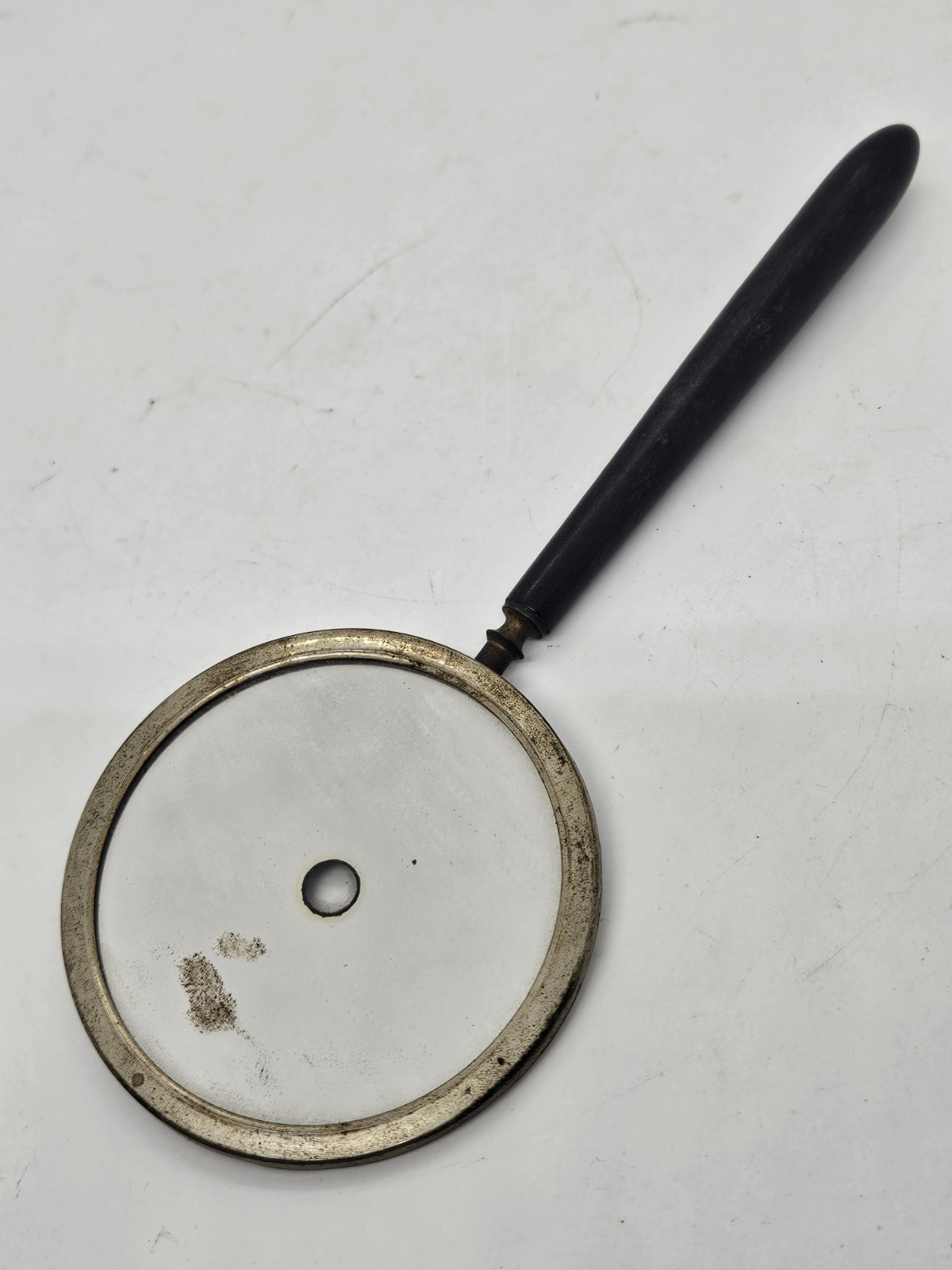 Antique 19th C. Surgeon Doctor's Opthamology Hand Held Mirror Reflector Tool