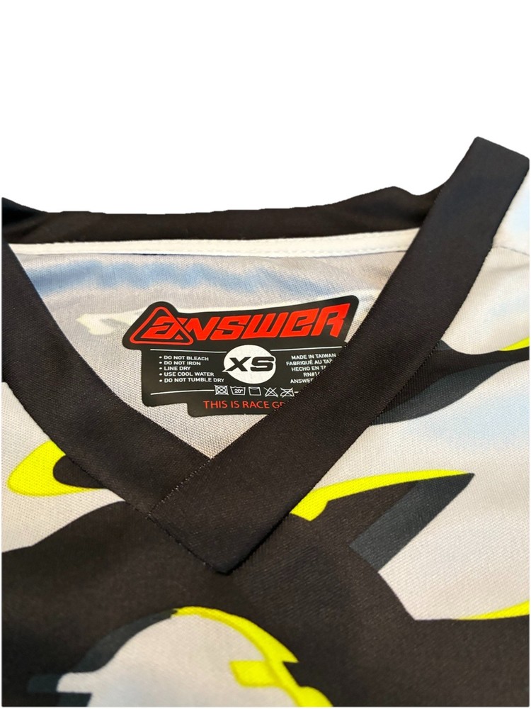 Answer 23.5 Syncron Meltdown Jersey Grey/Hyper Acid/Black - XS