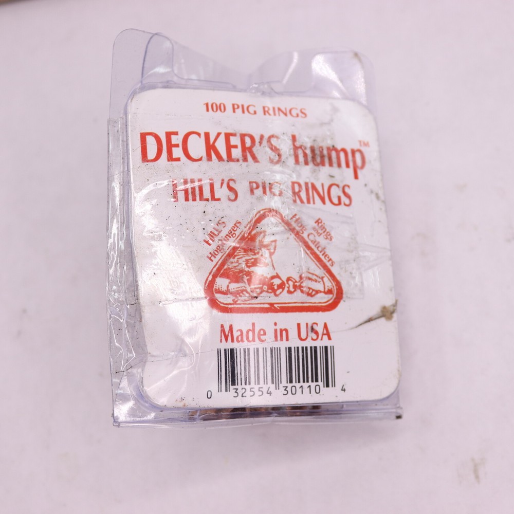 (100-Pk) Decker Animal Ring For Pig