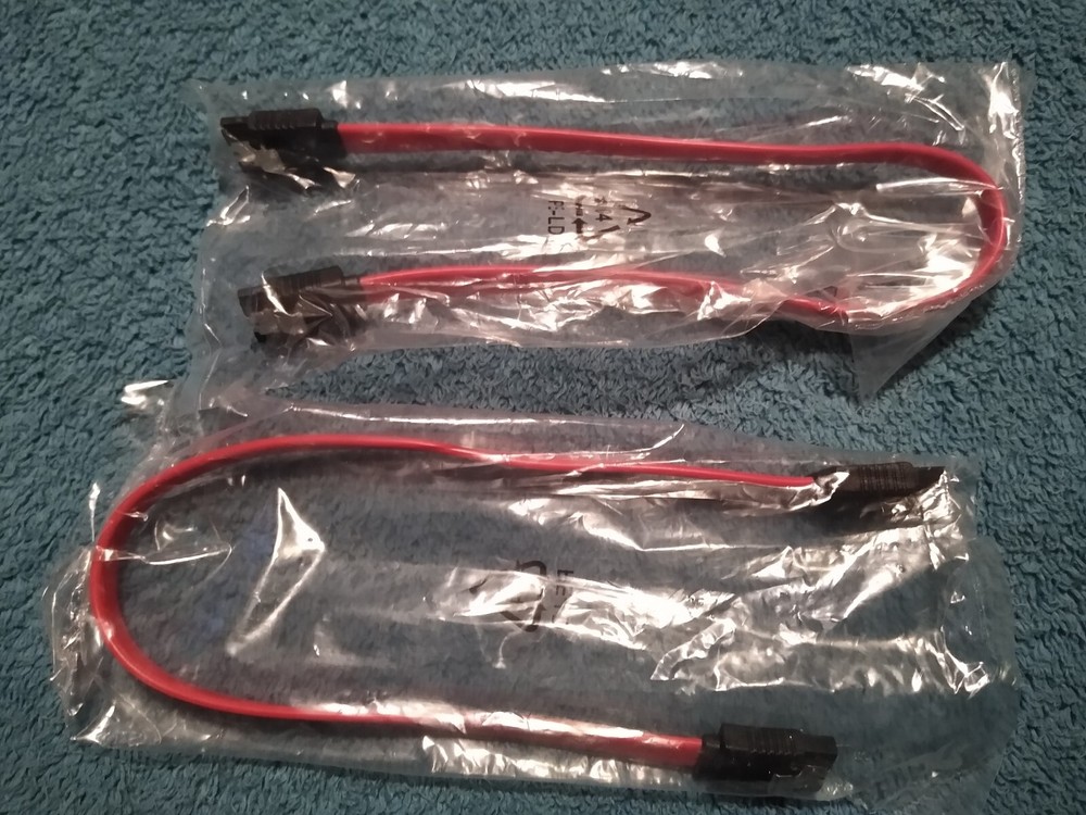 SATA CABLE 12 INCHES LONG X 2