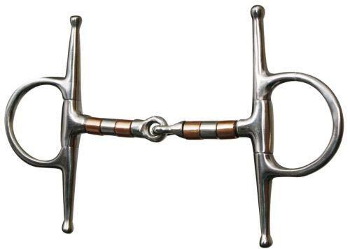 Showman Stainless Steel Full Cheek Snaffle Bit