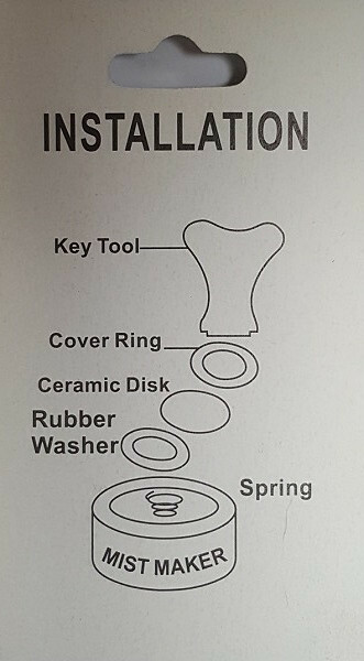Single 20mm Replacement Disk for Mister Fogger with Tool