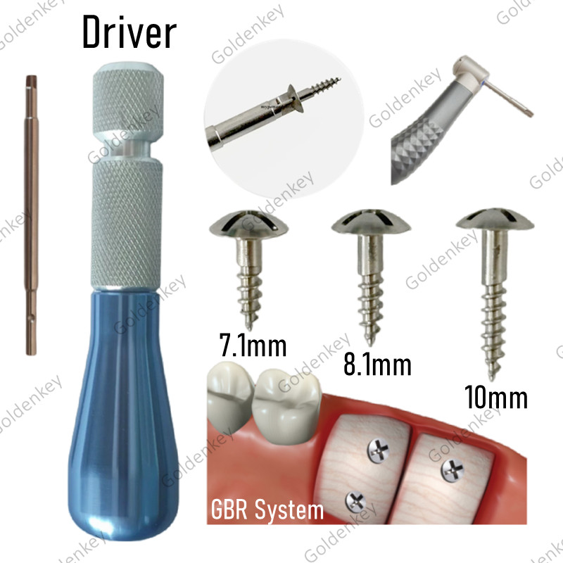 Dental  Tack GBR Screw Guide Regeneration Tenting Pin Handpiece