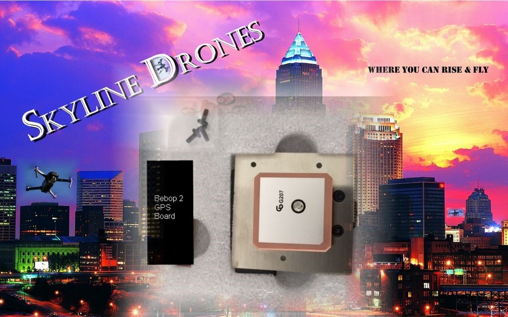 Parrot Bebop 2 GPS Module - GREAT  ITEM  (N-1053-**-*)