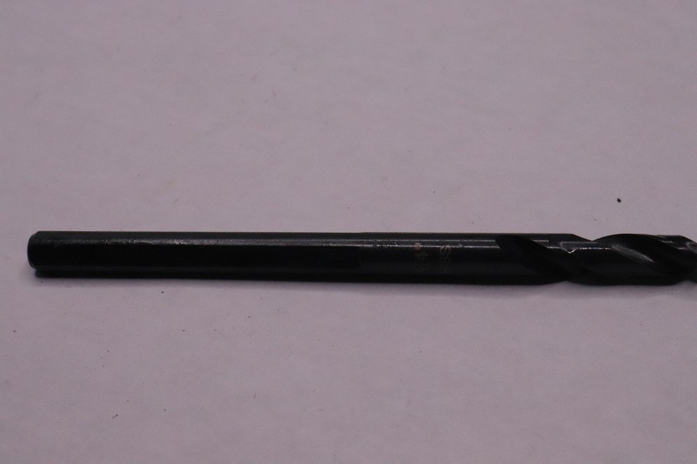 Qualtech Jobber Length Drill Bit Black Oxide HSS 1/4"