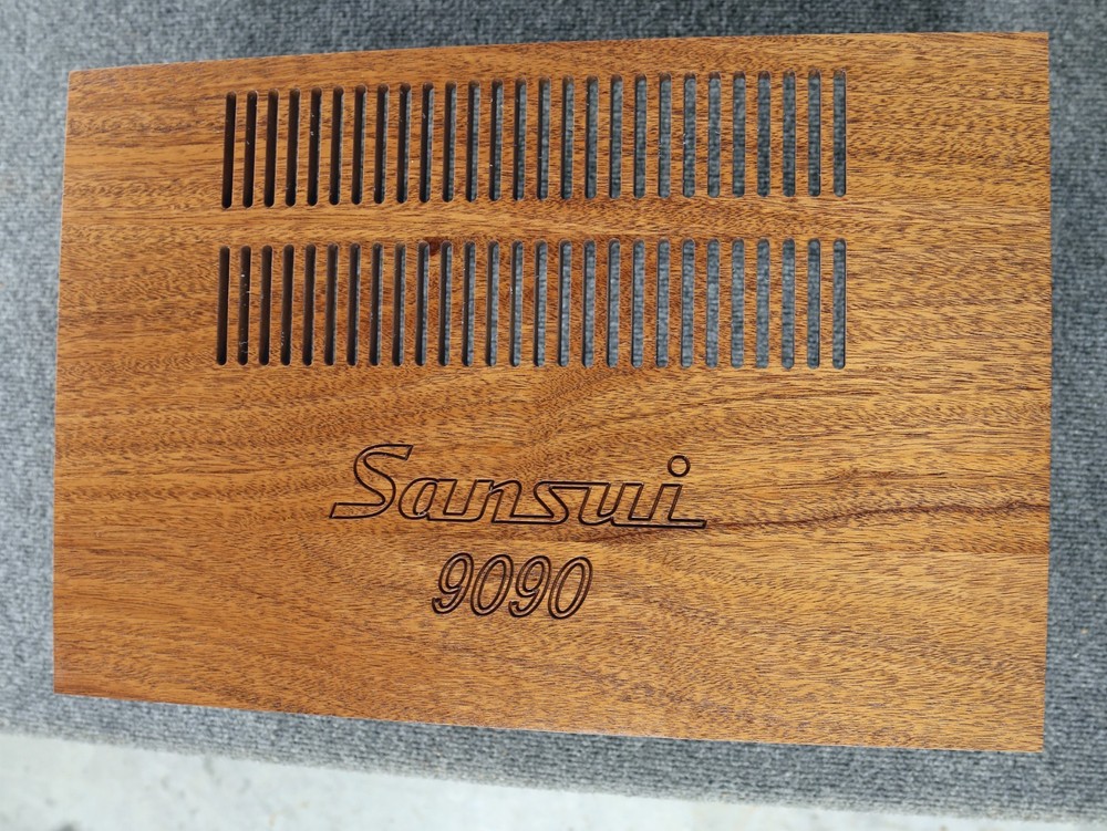 Sansui 8080/9090 Custom Made Cabinet Solid American Black Walnut