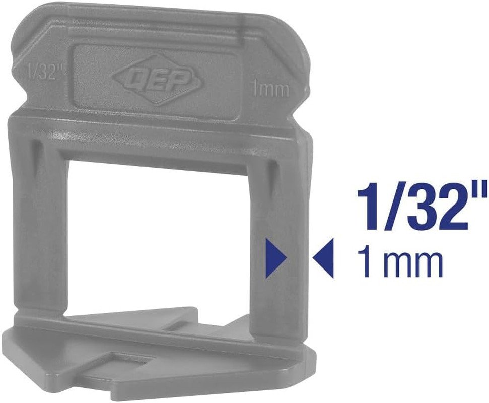 Xtreme Tile Leveling System, Part A, Clips for 1/32" Grout (2,000 Pack)