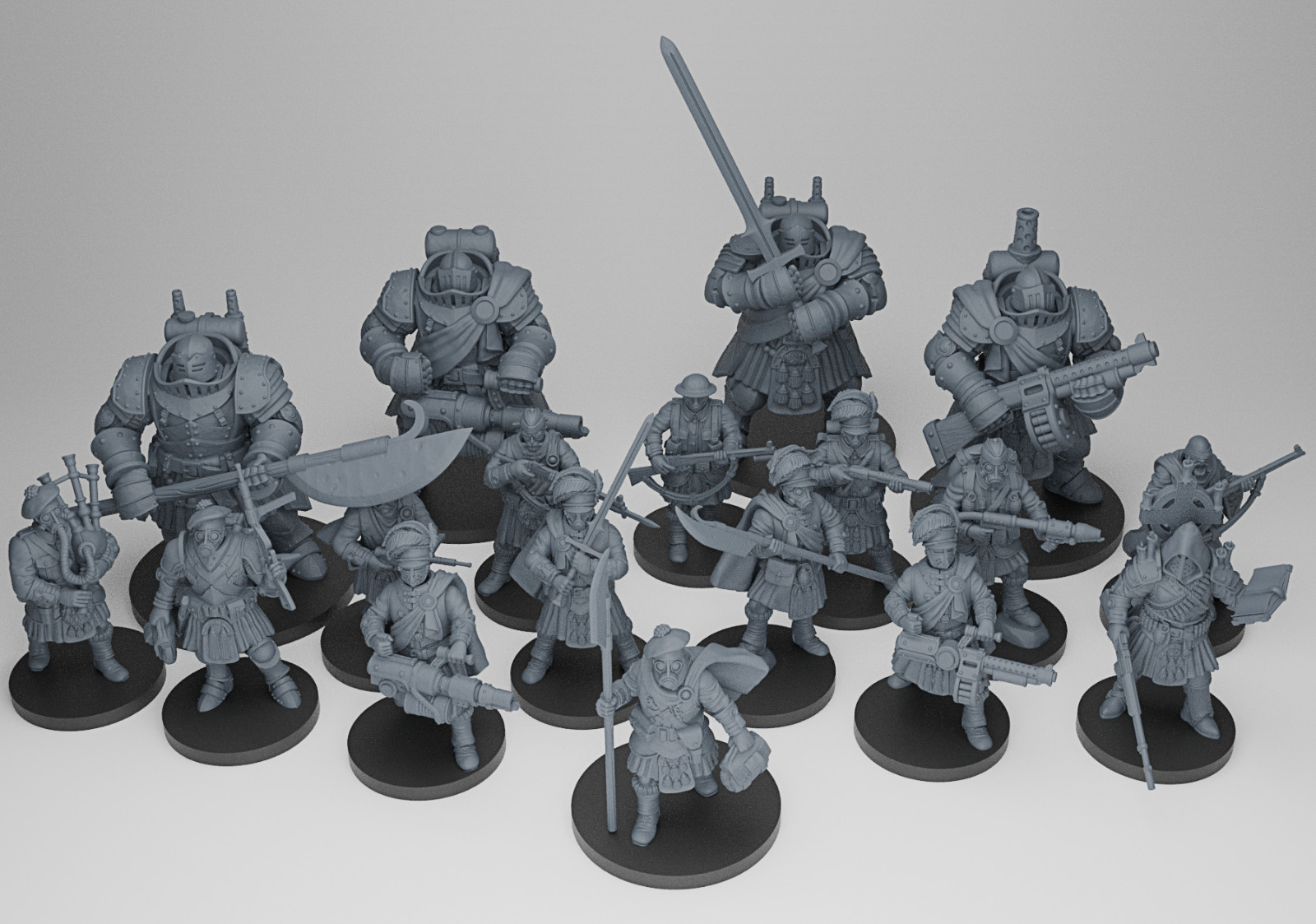 Trench Highlanders | Print on Demand | 32mm