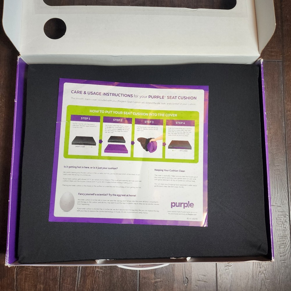 Ultimate Purple Seat Cusion