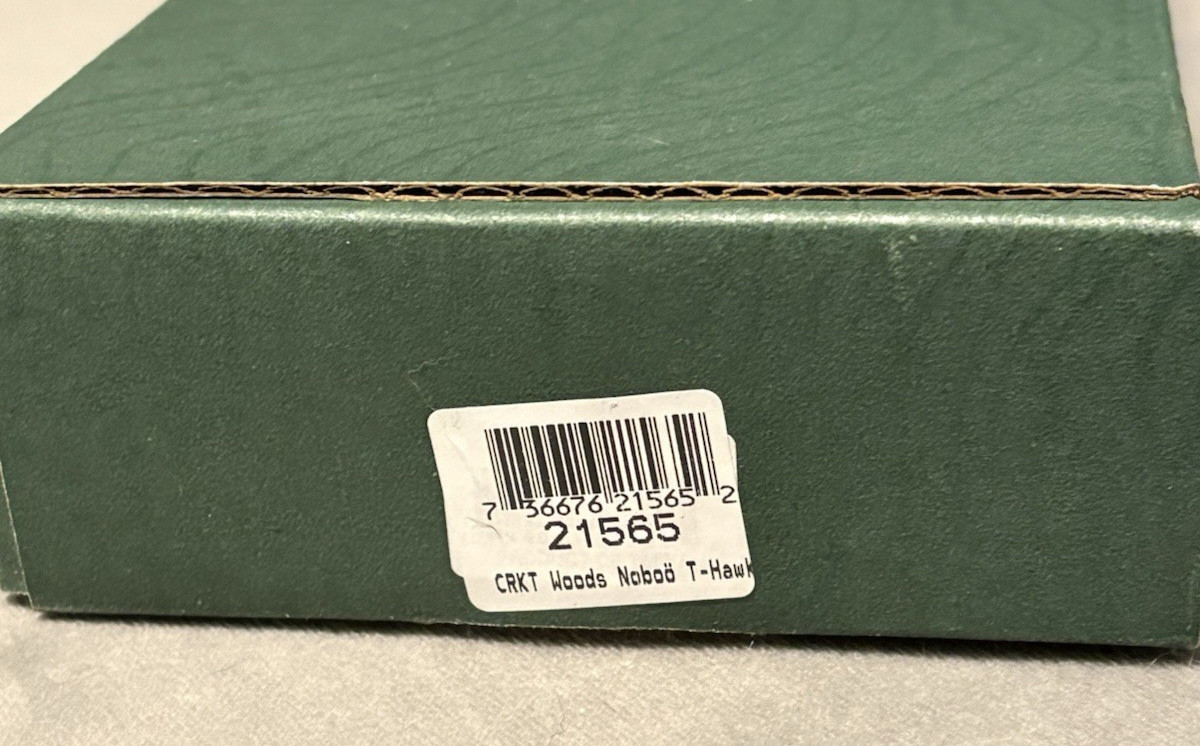 CRKT Woods Nobo T-hawk Axe: Exclusive Ruger Special Edition 21565 NIB