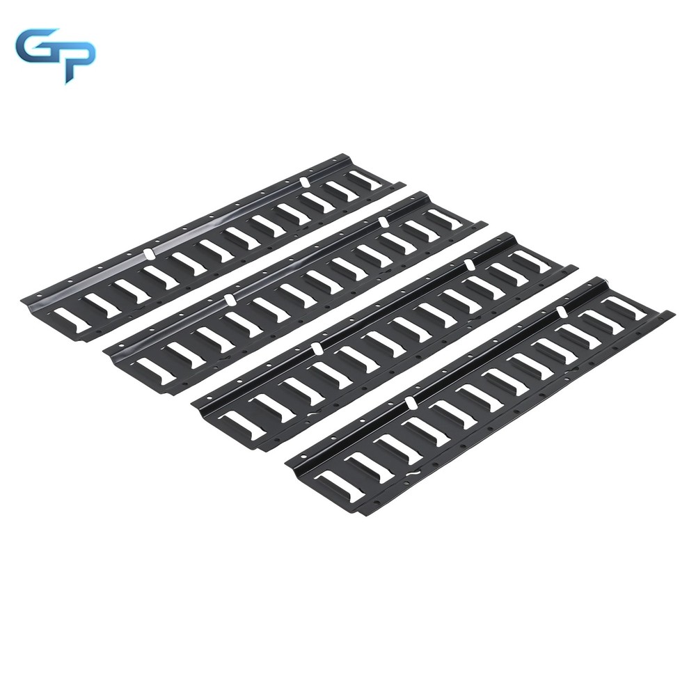 12 Pack 2' E Track Tie Down Rails Power Coated E-Tracks For Cargo Trailers