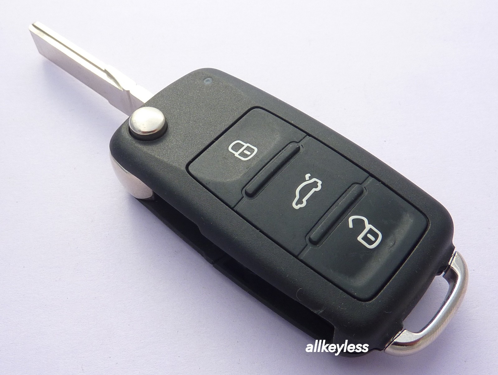 OEM VW VOLKSWAGEN flip keyless entry remote fob transmitter + NEW KEY BLADE
