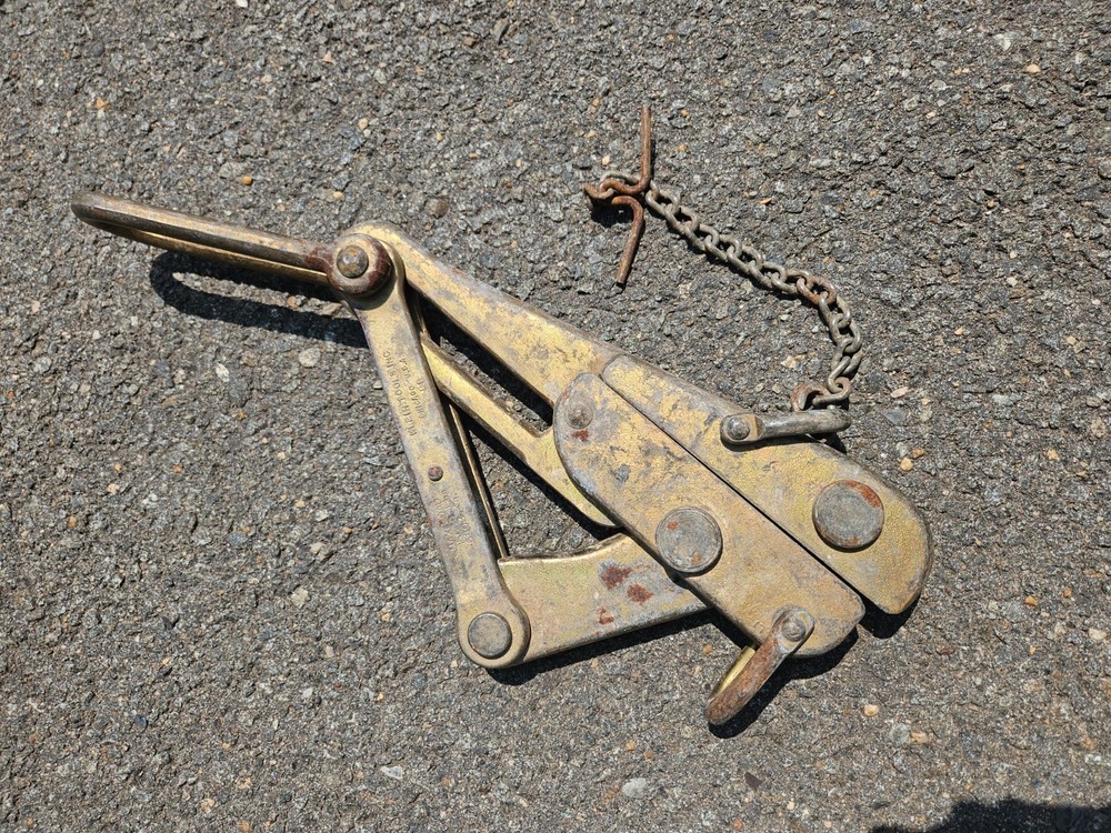 Klein Tools Grip Wire Cable Puller .75 - 1.00 Diameter 15000 Lbs