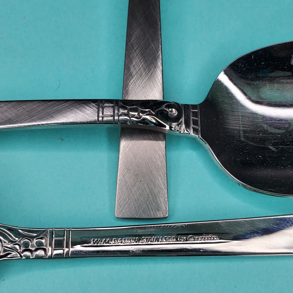 Oneida Brookwood Stainless Solid Serving Spoon