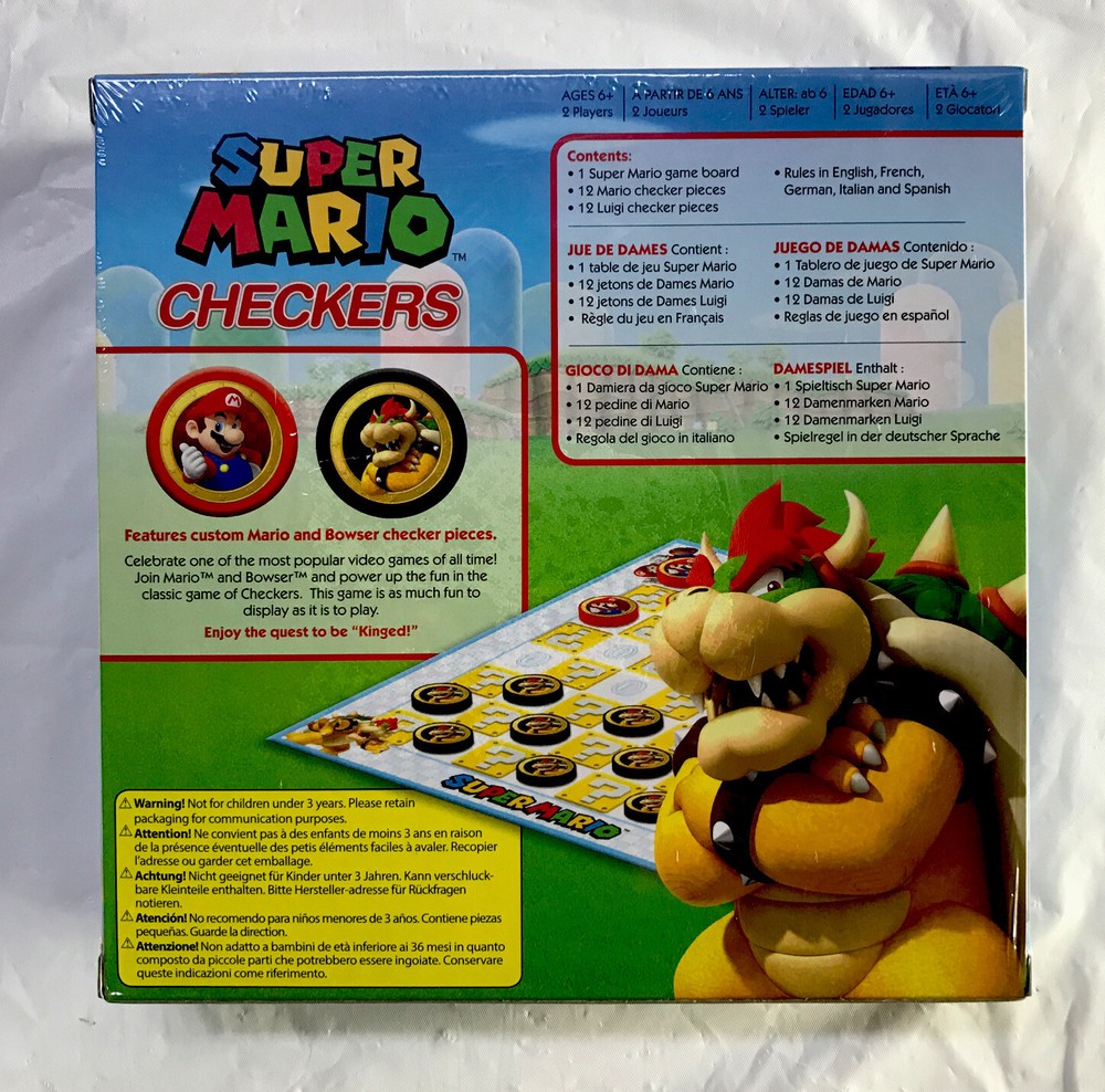 CHECKERS SUPER MARIO VS BOWSER INTL