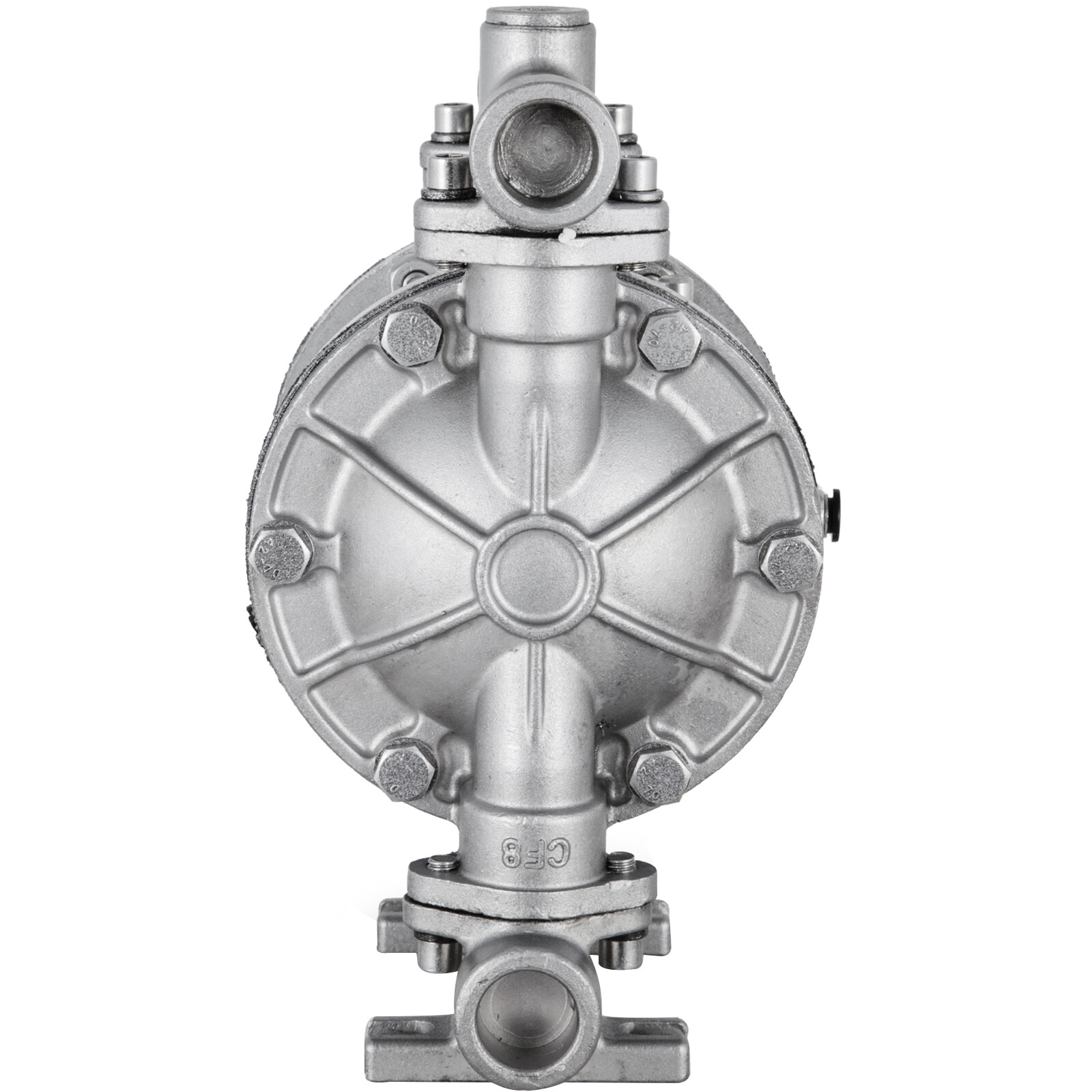 VEVOR 1/2 in Air-Operated Double Diaphragm Pump, 304 Stainless