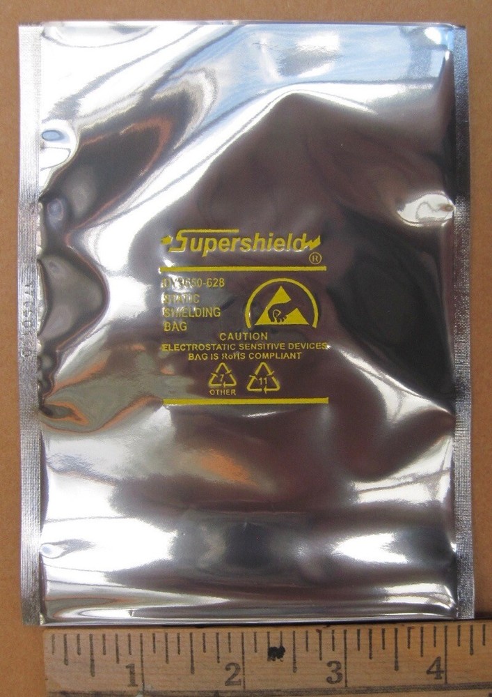 100 4x6" Open-Top Dou Yee Static Shield Bags