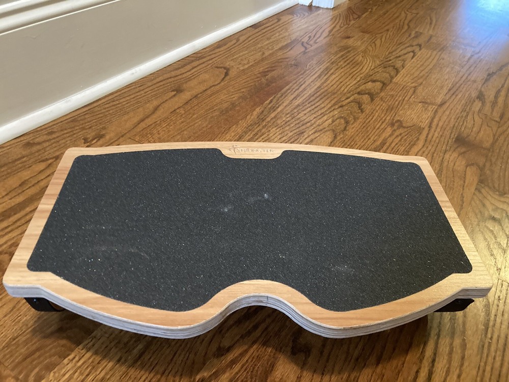 Strongtek Wooden Rocking Foot Rest Stool