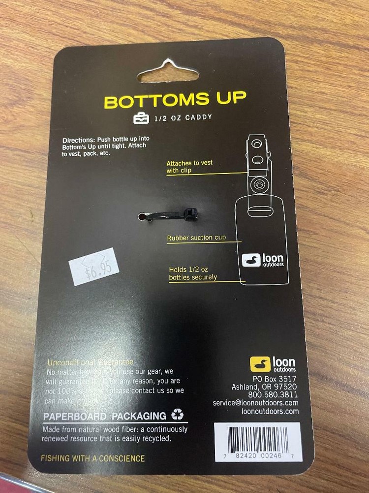 loom outdoors bottoms up 1/2 oz caddy NWT