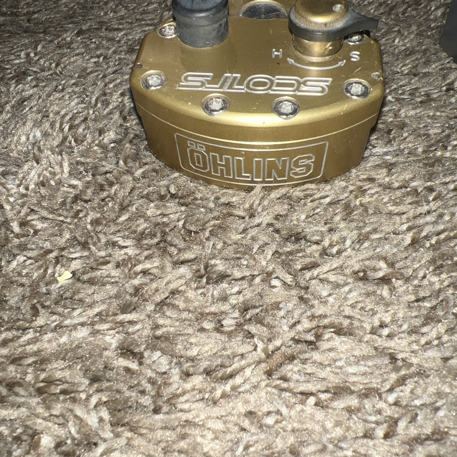 Scott’s Ohlins Steering Stablizer (needs Rebuild)