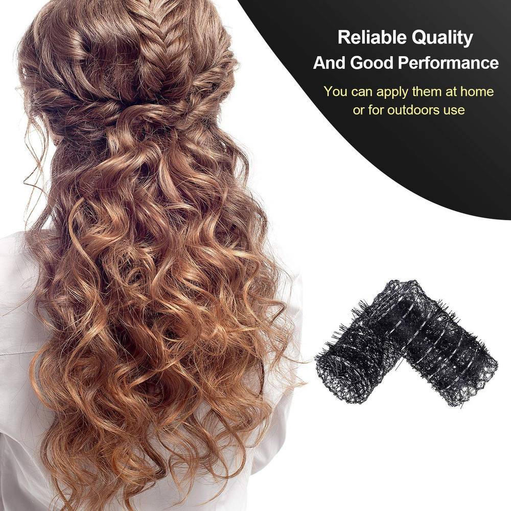 20 Pack Vintage Brush Rollers for Hair with Picks Medium Wire Mesh Rollers for W