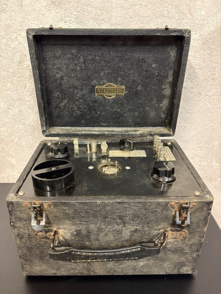 Instructograph Electronic Training Unit Signal Generator Morse Code Tester AS IS