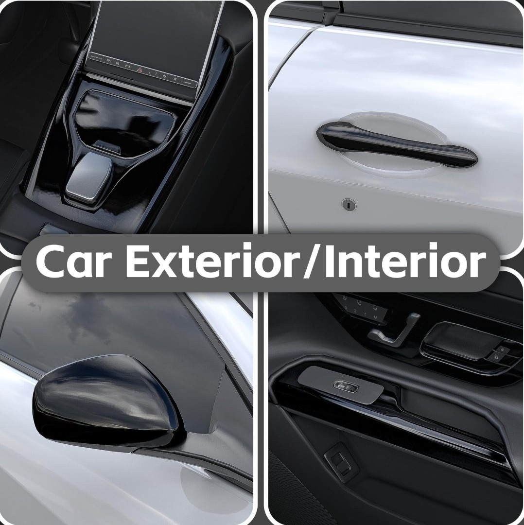 Gloss Black Vinyl Wrap, Car Wrap Film Vinyl with Air-Release Technology