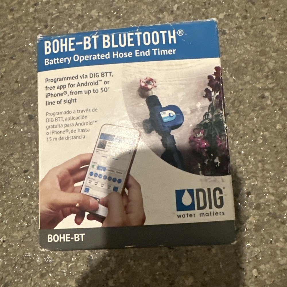 DIG DIGs BOHE-BT Bluetooth Hose End Timer