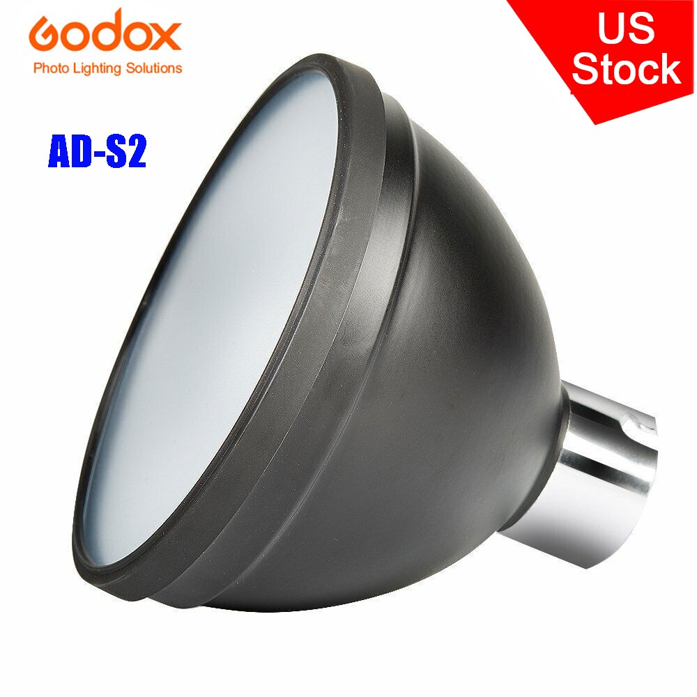 GODOX AD-S2 Standard Reflector & Soft Diffuser for AD200Pro II AD200 Pro Flashes