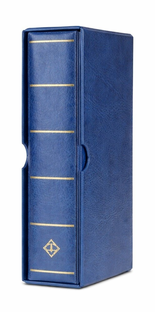 Stamp / Currency Binder Lighthouse Giant Vario G Album 3 Rings + Slipcase Blue