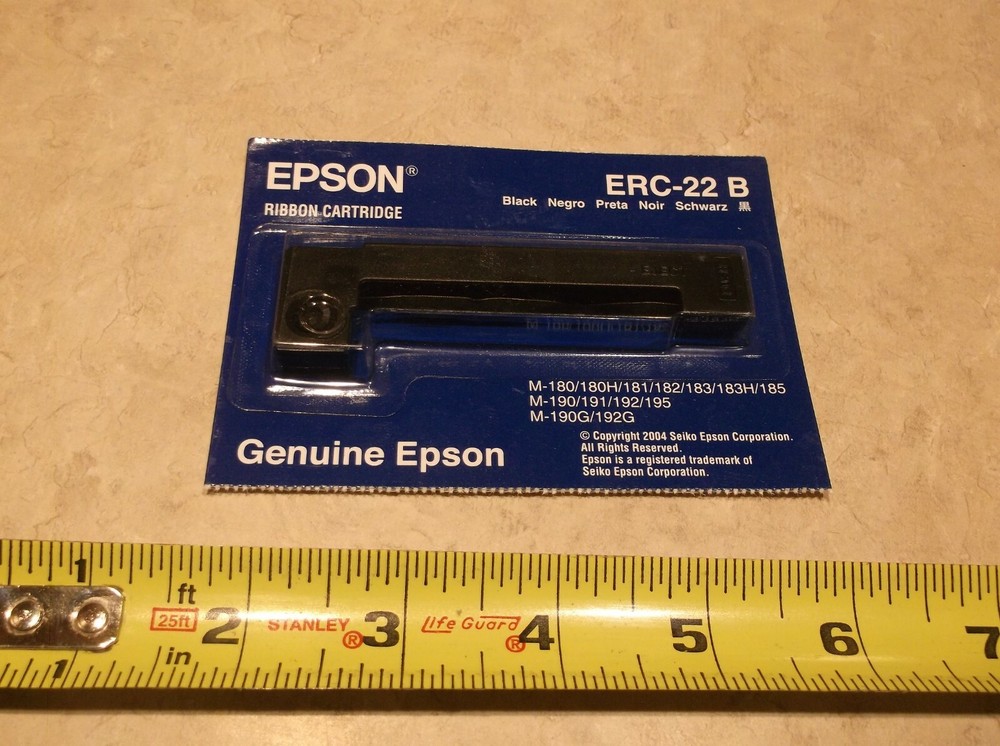 Epson ERC22B Ribbon BLACK