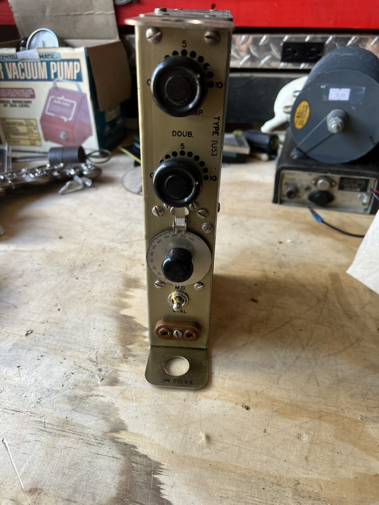 BC-610 TU-53 HF Radio Transmitter Tuning Unit TU 52 BC610 Ham WWII Surplus