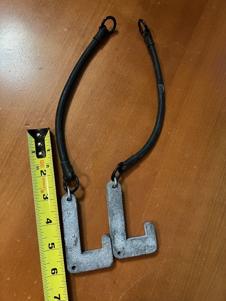 (2) DUCK DECOY J HOOK KEEL WEIGHTS