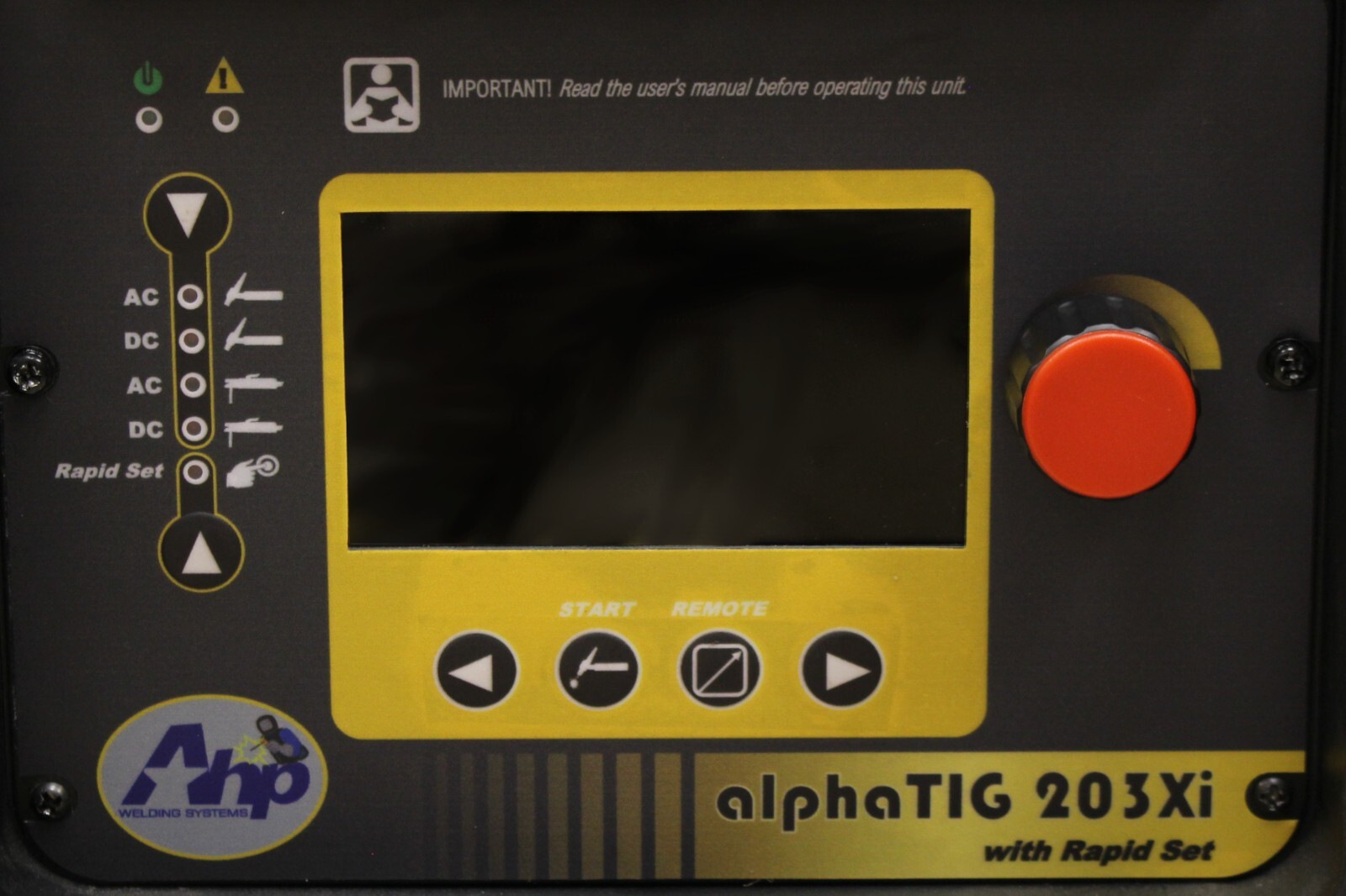 AHP 200 Amp Alpha-TIG 203Xi TIG / Stick Welder