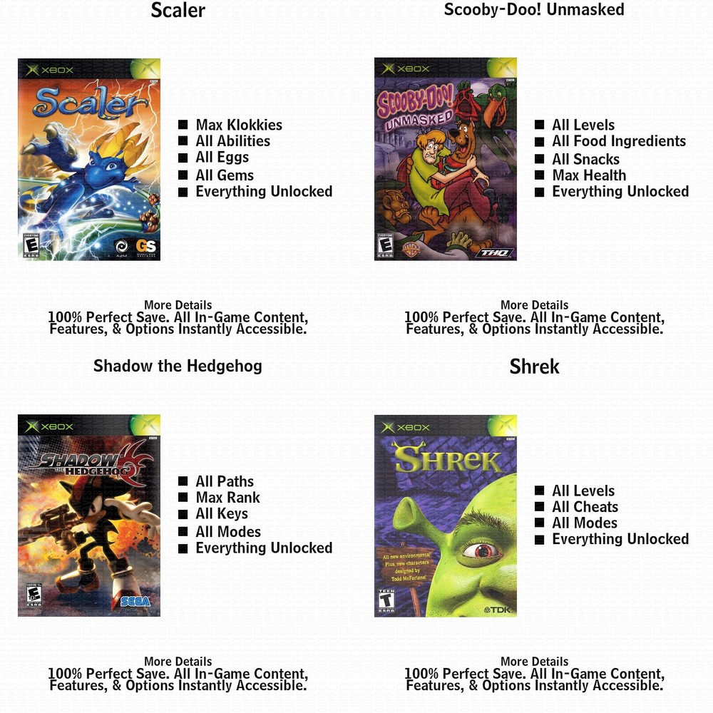 I-Ninja 100% Unlocked Xbox USB Saves