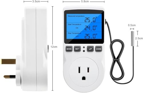 Digital Thermostat Controller - Plug-in Temperature reptile thermostat