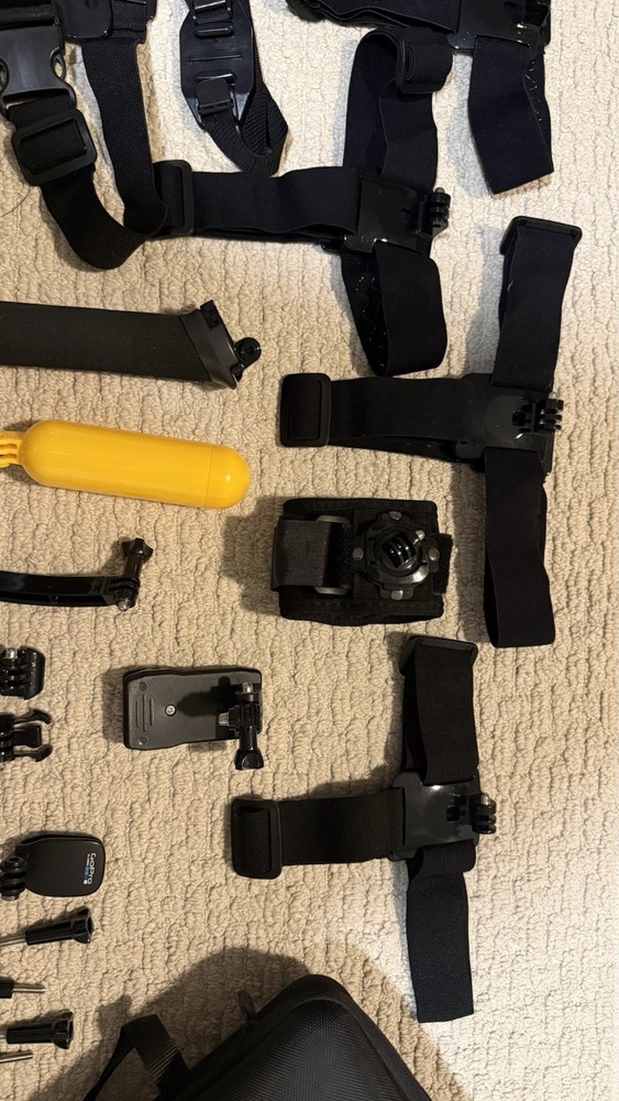 GoPro Accessory Bundle with Mounts, Straps, Floating Handle, Case, Tripod