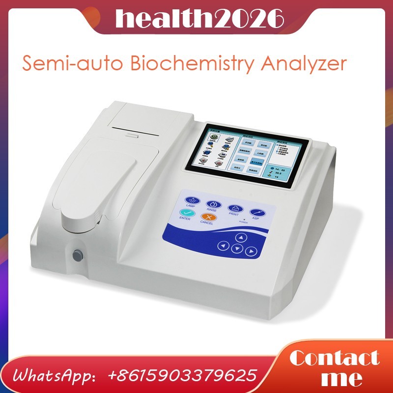 Touch Screen Semi-auto Biochemistry Blood Analyzer Multi-Parameter