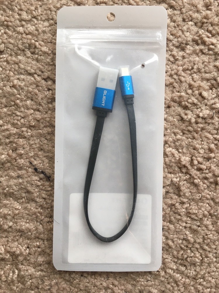Olight 10” Flashlight MicroUSB Cable