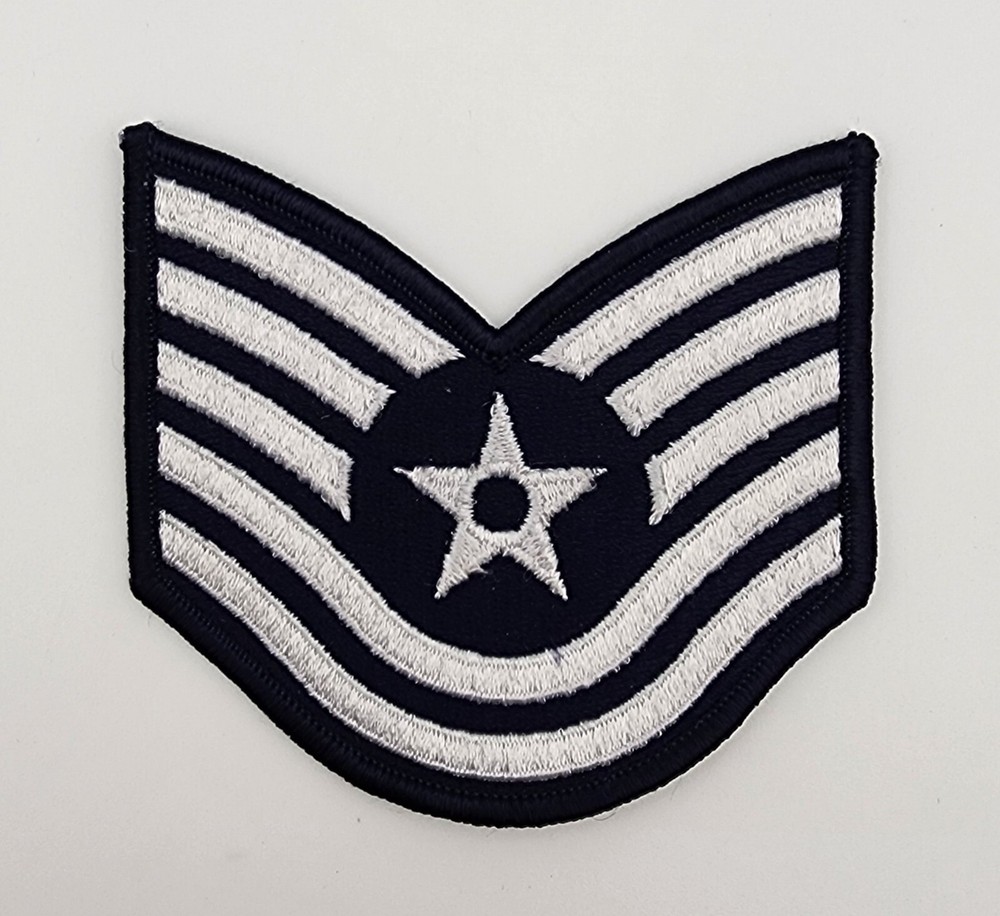 United States Air Force Technical Sergeant Patch Crest Badge 3.5