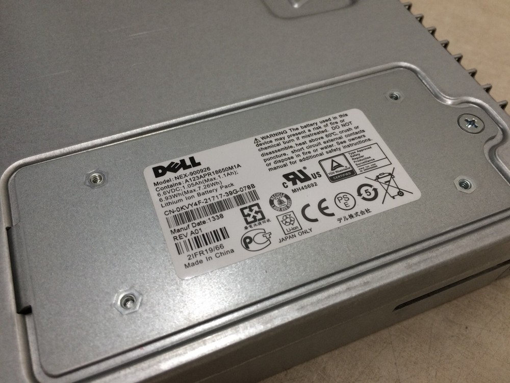 Dell EqualLogic Control Module 15 E09M003 E09M Battery Pack NEX-900926