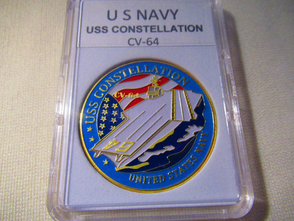 US NAVY USS CONSTELLATION CV-64 Challenge Coin