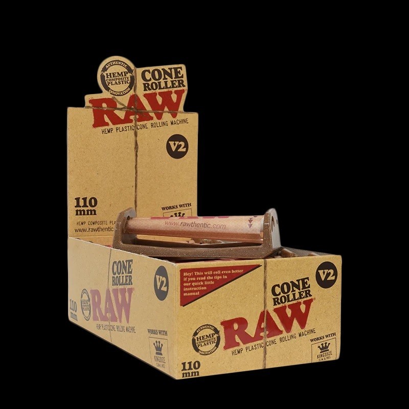 New! RAW Version 2 CONE ROLLER ROLLING MACHINE Rolls KING SIZE & 1 1/4 Size Cone