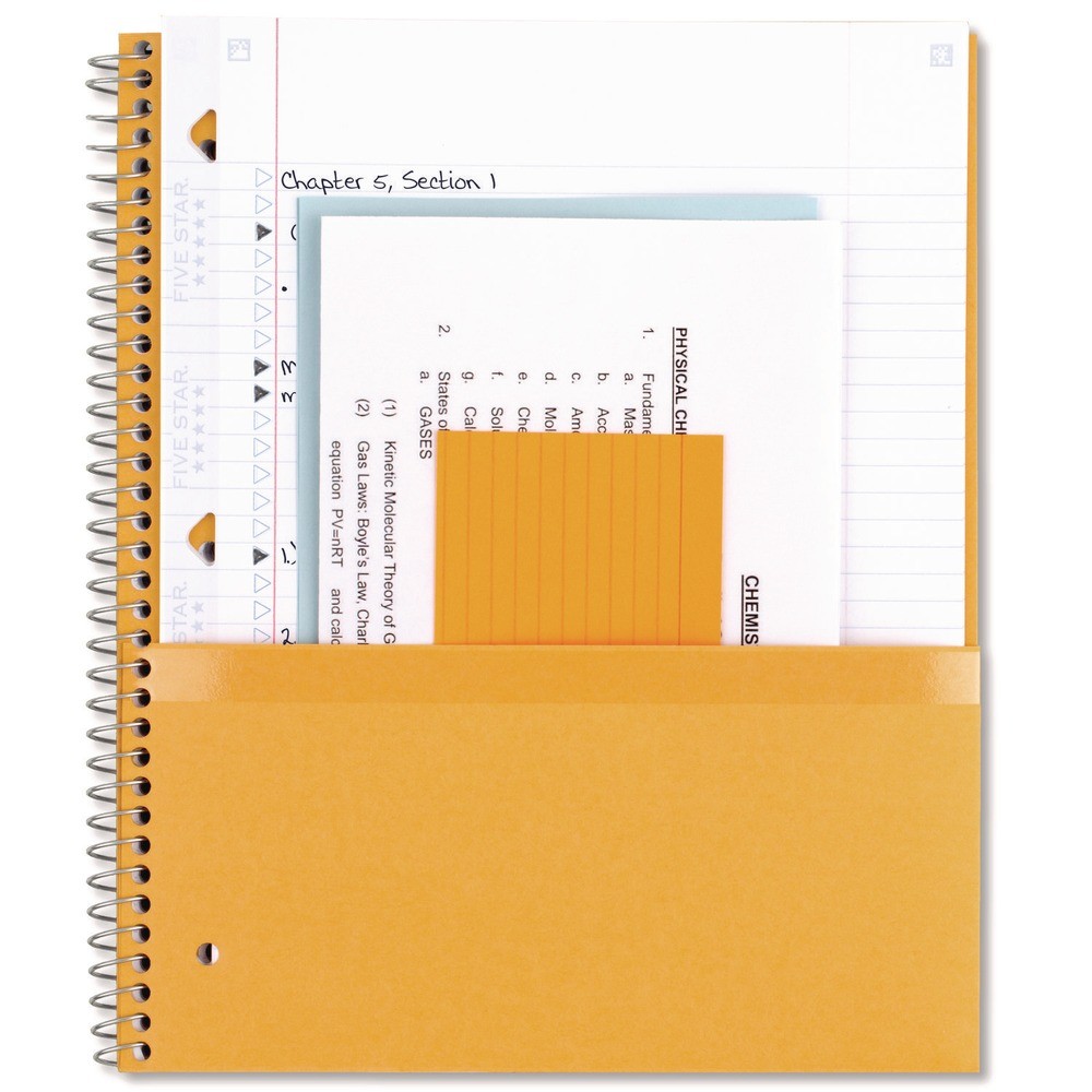 Five Star 06206 Medium/College Rule Wirebound Notebook - Random Cover Color New