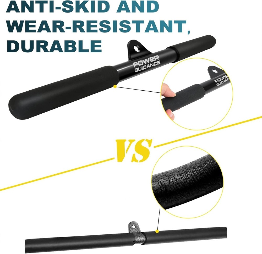 LAT Pull Down Bar Cable Machine Bar Attachment Triceps Biceps Pushdown Bar